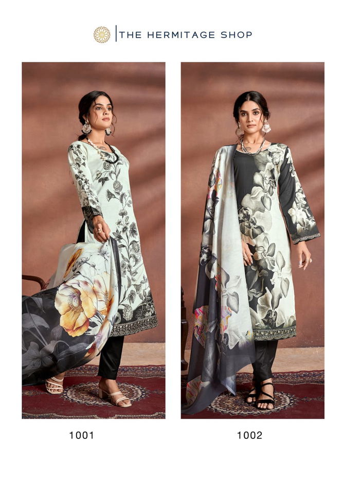 Tarazuu By The Hermitage Shop Printed Lawn Cotton Dress Material Wholesalers In Delhi
